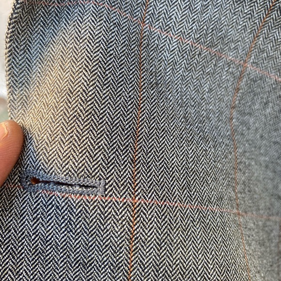 NW Burberry London 🇺🇸 Made Plaid Sport Coat Sz 40R - Picture 6 of 12